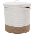 White/Jute Bottom