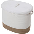 White/Jute Bottom