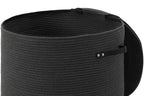 20x15 Inch Extra Large Round Cotton Rope Basket with Zipper Lid, Decorative Woven Storage Bin for Living Room Bedroom Closet, Dark Grey