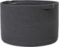 24" x 24" x 17" Mega Size Cotton Rope Storage Basket, Dark Grey