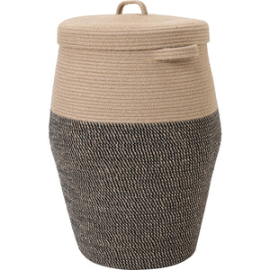 26 x 20 Extra Large Storage Basket with Lid, Cotton Rope Storage Bas –  Cottonphant