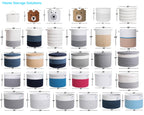 24" x 24" x 17" Mega Size Cotton Rope Storage Basket, Grey