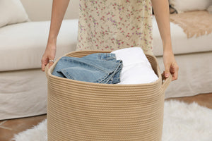 Large rectangular basket online for blankets